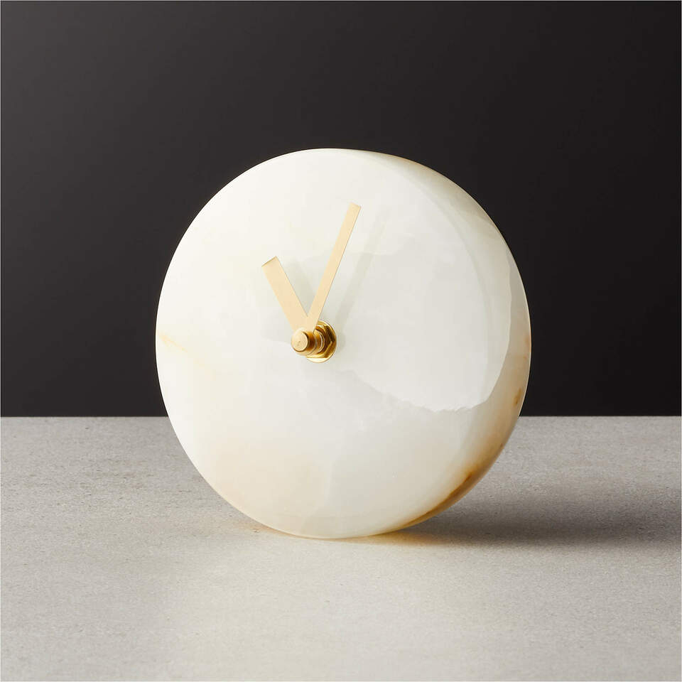 Onyx Table Top Clock Buy Furniture Online Cb2 Uae Onyx Table Top Clock Buy Furniture Online Cb2 Uae
